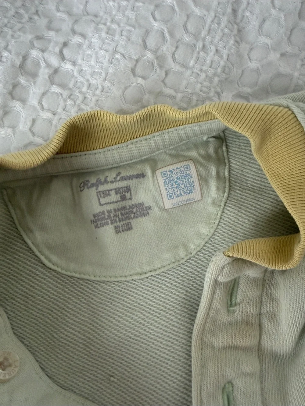 Ralph Lauren Pastel Block Shortall with Orange Pocket
